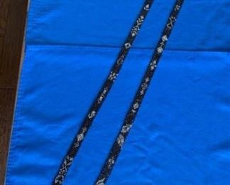 #75 vintage hand beaded belt $50.00