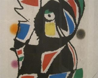 Joan Miro from an edition of 50.