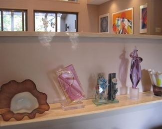 Art Glass by Haffiza, Murano and others.