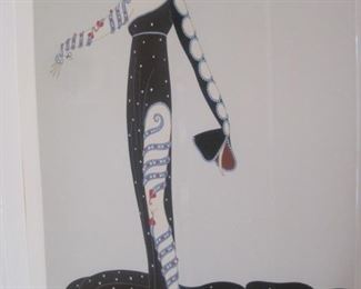 Erte Lithograph from an edition of 300.