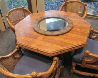 Table and four Chairs.