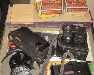 Vintage Cameras and Movies.
