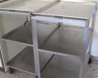 Stainless NSF Carts.
