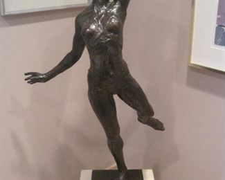 Buy it Now for $45,000. 952-261-6461 for viewing. Paul Granlund  Bronze South Wind II. Stands 42" tall without her platform. This is # 3 of only 10 made.  She is described by Granlund in the  book "Spirit of Bronze" by William Freiert as follows. " The sensuous kiss of the sun can be felt in South Wind II as she basks in the warm breezes of summer". This is a very rare find!