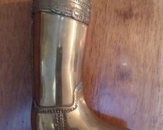 Solid brass boot