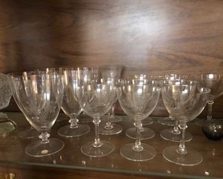 Crystal stemware made in Germany