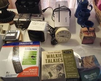 Green Ranger walkie talkies - in box, 1960s?  Other electronics