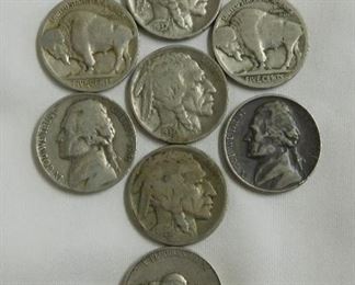 Indian Head and Jefferson Nickels