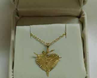 14 k Ballerina Necklace