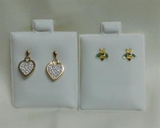14 k Earrings