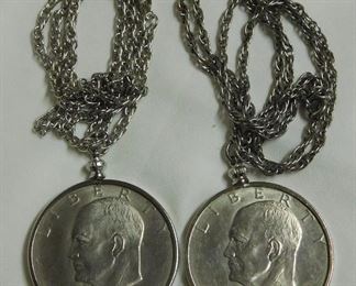 Eisenhower Dollar Necklaces