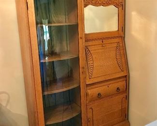 Oak secreatary/desk