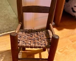 Old Hickory doll chair