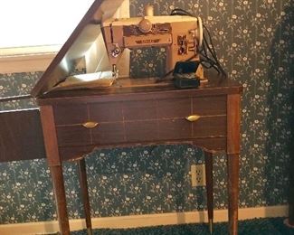 "1962" Mid Century Singer Sewing Machine