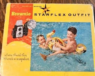Brownie Starflex camera in the box