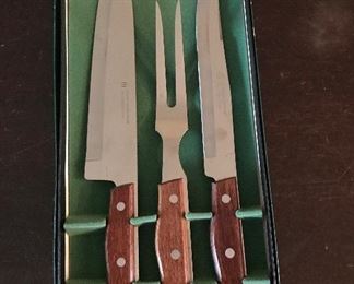 Carving set in the box