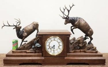 Large bronze sculpture clock - one of a kind