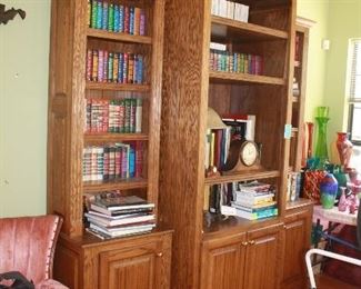 Hand crafted book cases