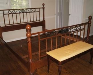 pottery barn king bed