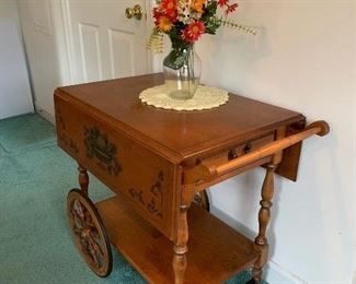 Haywood Wakefield Tea Cart