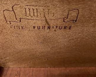 White Fine Furniture Label