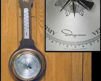 Large Ingraham Barometer.  27.5".  