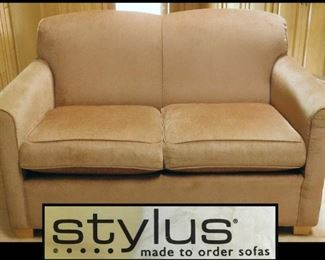 TWO Matching  "Stylus Custom Made to Order" Loveseats. 57" by 36". 