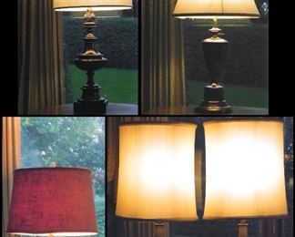 Just a few of the Vintage Table Lamps.