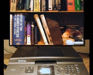 Business Books, History of the US Armed Forces and Brother Printer.