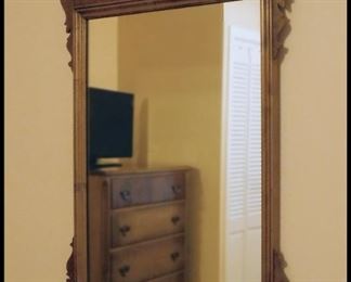 Beautiful Vintage  "Berkey and Gay"  Dressing Mirror. 22" x 42".