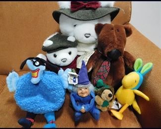 Collection of Plush Toys including the Beatles Blue Meany.