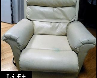 Pride Leather Lift Chair.