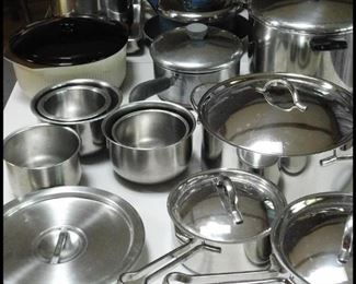 Assortment of Quality Pots, Pans and Lids.