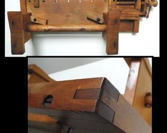 Handcrafted Working Model of  Wood Worker's Bench.  