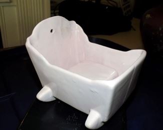 Haeger Pottery 75th anniversary pottery cradle