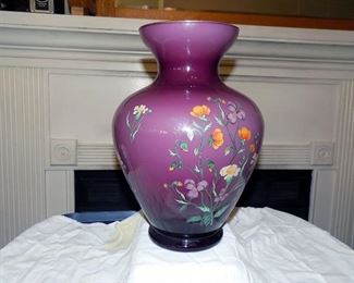 Norleans handmade purple vase, made in Italy