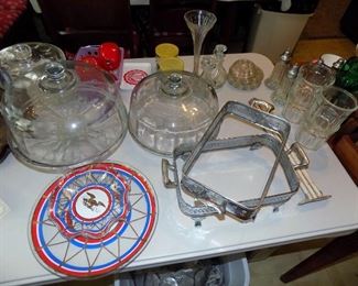 Lots of glass and kitchenware