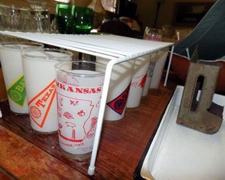 Set of Southwest conference drinking glasses