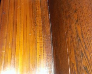 church pew, curved, 35 tall, 97 long, 23 deep