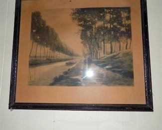 Reproof of an etching by Fred Levy