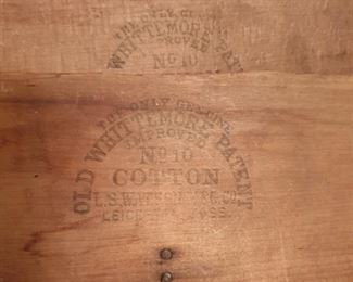 Old Whittemore Patent wool carders