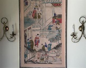 Large Chinese painting