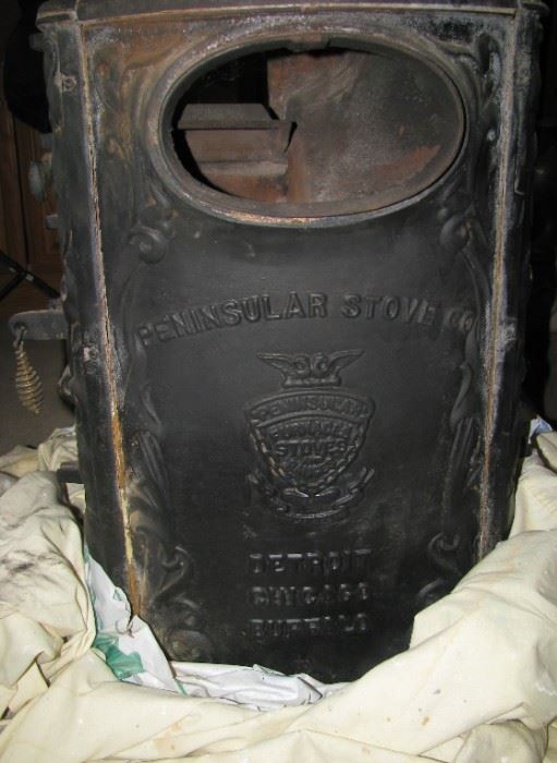 Peninsular Stove Co. cast iron stove