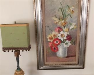 Lamp and painting