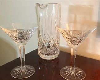 Waterford Martini set