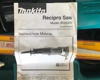 Makita recipro saw