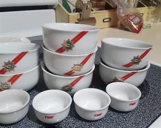 TWA bowls and dippers