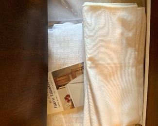 Napkins, table cloths, etc