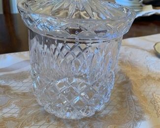 Crystal Biscuit Jar