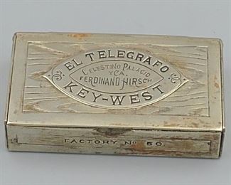 El Telegrafo Cigars Match Safe